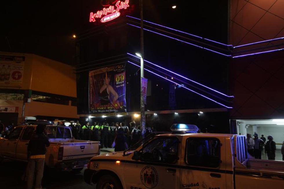 Batalla campal por clausura de conocida discoteca de San Juan de Miraflores
