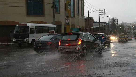 Lluvias vuelven con intensidad a Arequipa