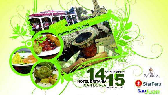 Hoy se inaugura el tour gastronómico Iquitos para el Perú