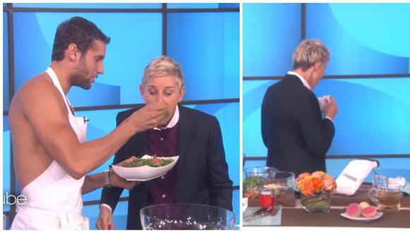 Ellen DeGeneres botó bocadillo que le invitó chef peruano (VIDEO)