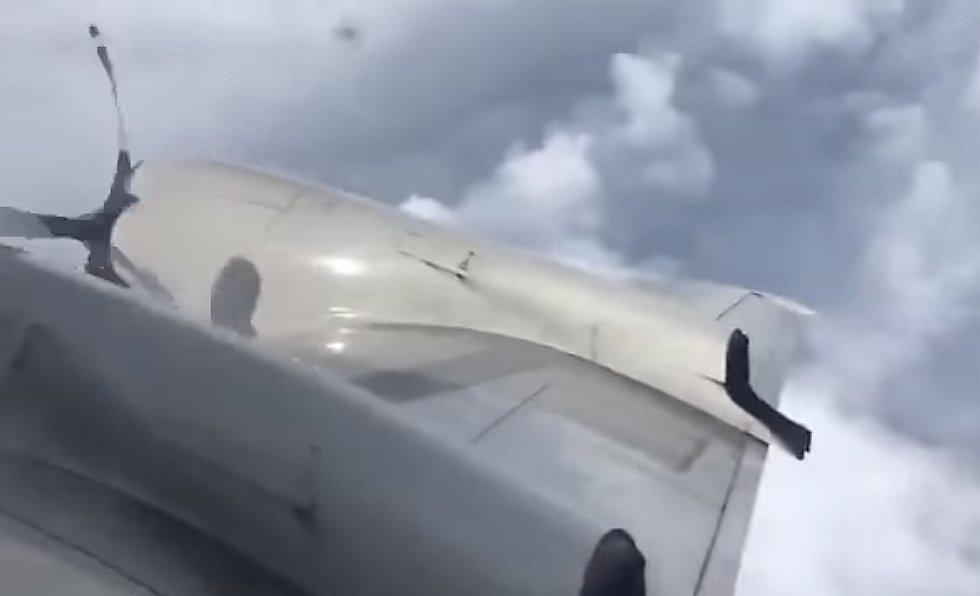 YouTube: el escalofriante momento en que un avión atraviesa el huracán Irma (VIDEO)