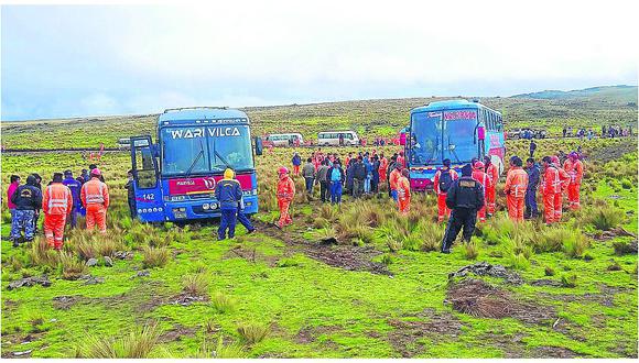 Delincuentes aprovecharon  huaico para robar 70 mil a pasajeros en vía Huancayo - Huancavelica (VIDEO)