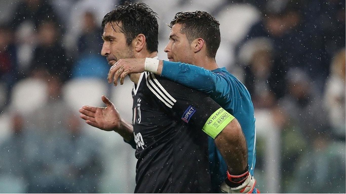 Cristiano y Buffon se dieron afectuosa despedida tras partido (VIDEO) 