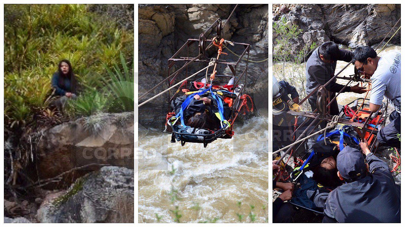 Turismo Central: Joven se aferró a dos maletas por 8 horas para sobrevivir (VIDEO) 