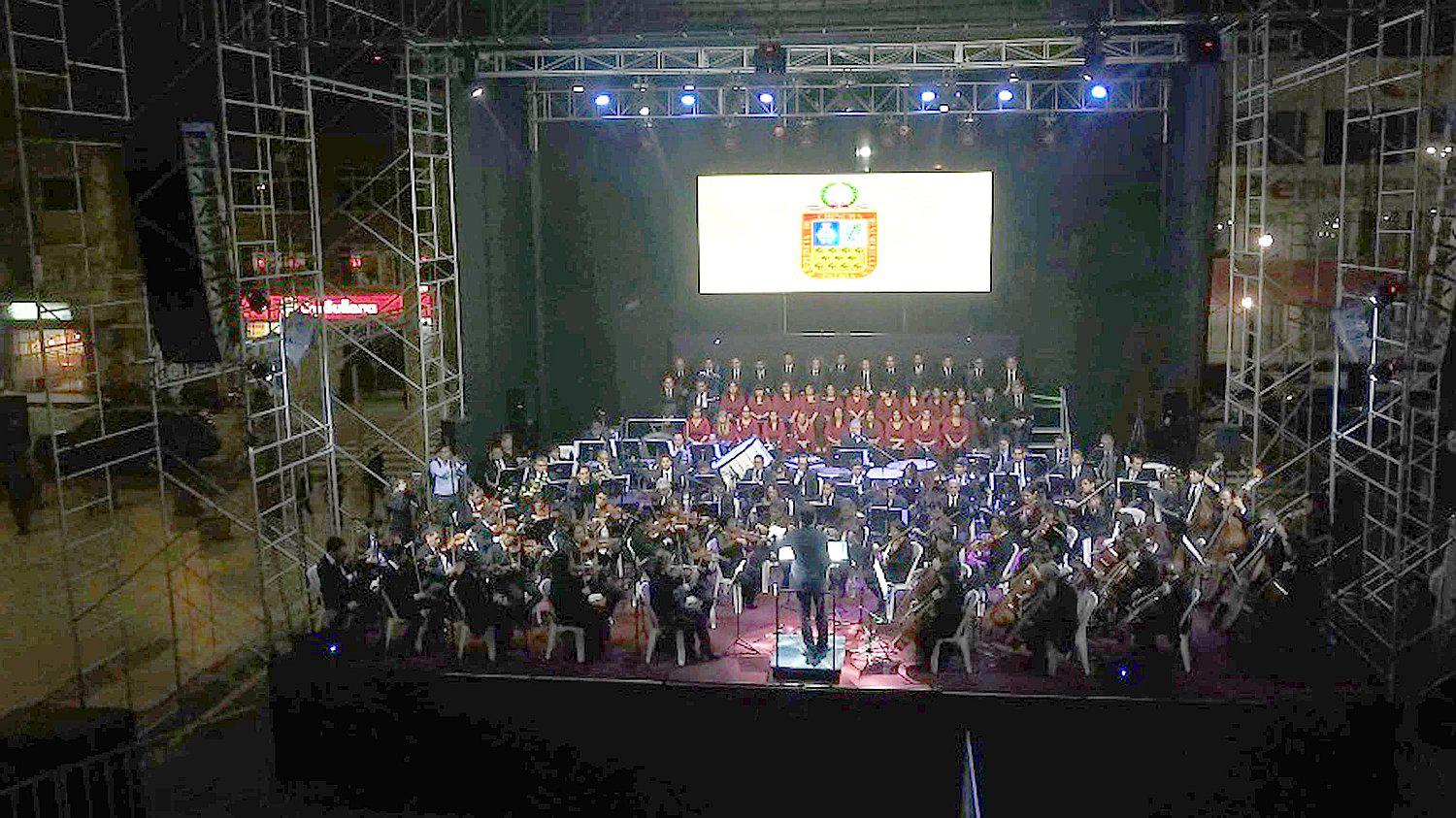 Sinfónica Nacional realizó concierto por aniversario de Chincha