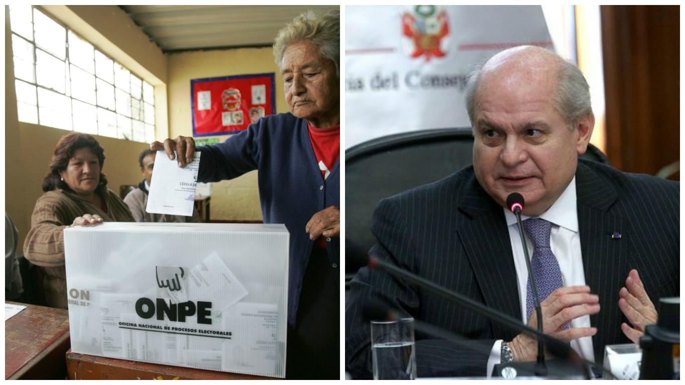 Pedro Cateriano: "No hay manera de postergar las elecciones"