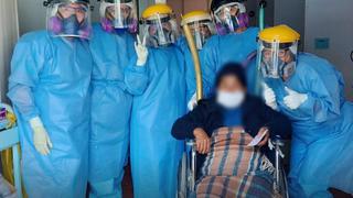 Valiente mujer de 72 años venció el COVID-19 en hospital Hipólito Unanue de Tacna