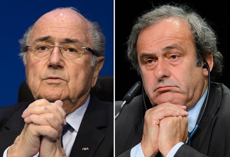 Joseph Blattery Michel Platini sancionados con ocho años por el Comité de Ética de FIFA