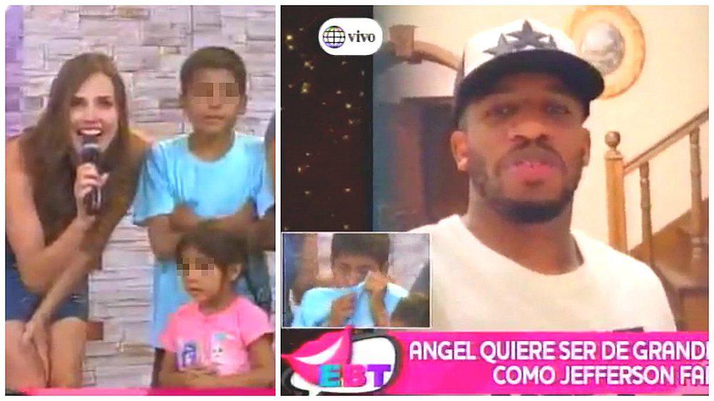 Jefferson Farfán emocionó a niño hasta las lágrimas tras ver su saludo (VIDEO)
