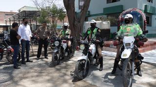 Municipalidad de Piura refacciona motos de la Policía Nacional