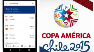 ​Google: Presenta aplicación para obtener información sobre Copa América 2015