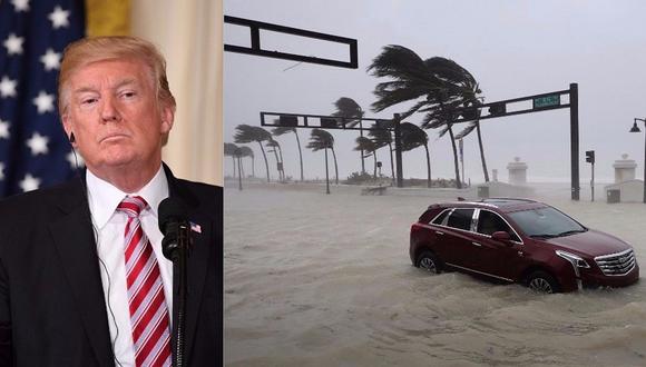 Huracán Irma: Donald Trump declara estado de catástrofe natural para Florida (VIDEO)