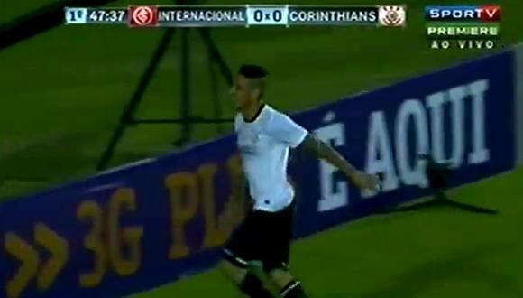 Guerrero anotó en derrota de Corinthians y salió lesionado del campo 