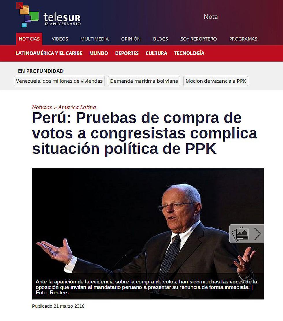 Medios internacionales también informan sobre crisis política en Perú (FOTOS)