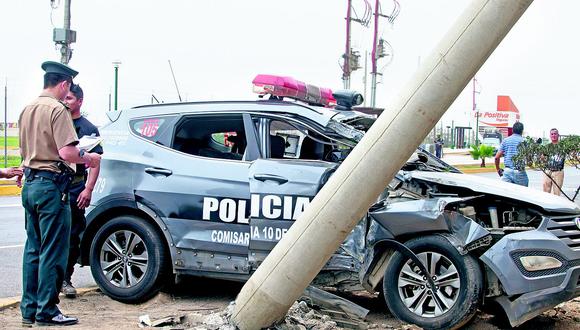 Más de 100 policías murieron en accidentes de tránsito 