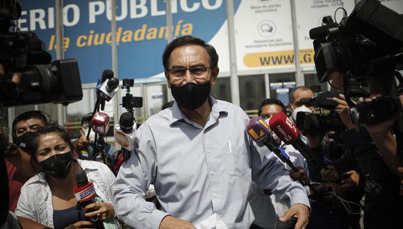 El expresidente Martín Vizcarra afronta insistencia de prisión preventiva en su contra. (Foto: Joel Alonzo / @photo.gec)