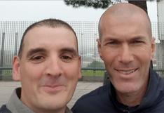 Zinedine Zidane chocó su auto contra otro y afectado le pide una foto