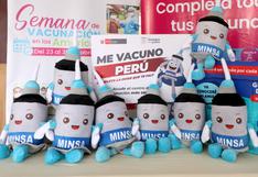 Sortearán peluches ‘Vacunín’ a fin de promover vacunación de menores en Cusco