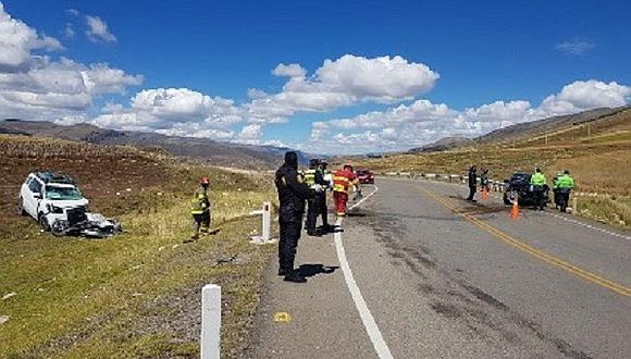 Huancavelica: Empresario fallece tras brutal choque