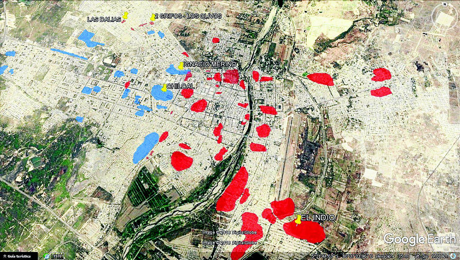 Más de 15 cuencas ciegas nuevas aparecieron durante El Niño Costero