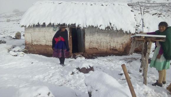 Comunidades alto andinas soportan ola de frío