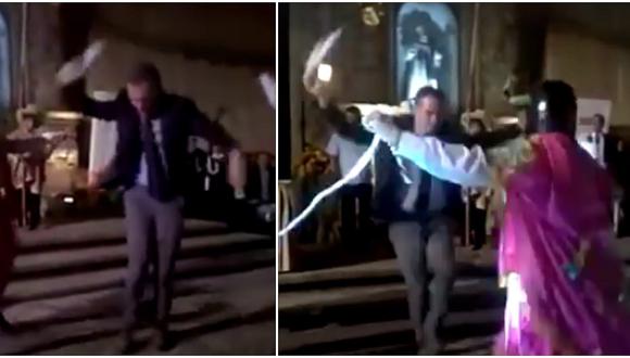Salvador del Solar: así bailó con un grupo folclórico en Cajamarca (VIDEO)