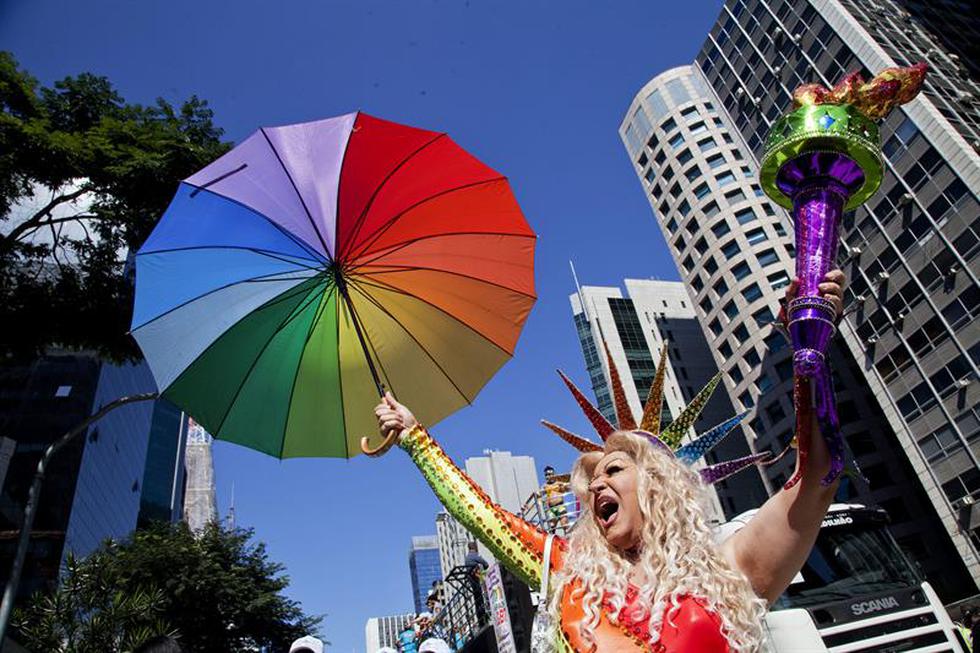 Desfile del Orgullo Gay toma calles de Sao Paulo con color y reivindicaciones (FOTOS)