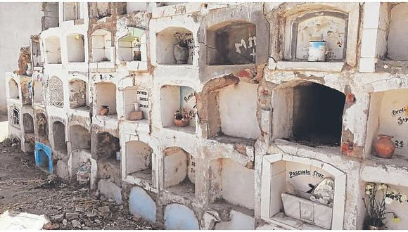 Alarma por cementerio en ruinas en Salitral
