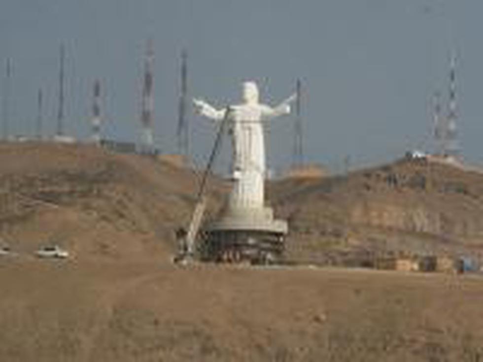 Se terminó de construir Cristo del Pacífico