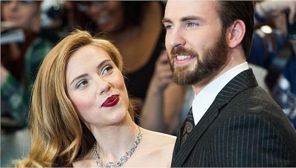 Foto revelaría el gran ‘amor’ que se tiene Scarlett Johansson y ‘Capitán América’ 