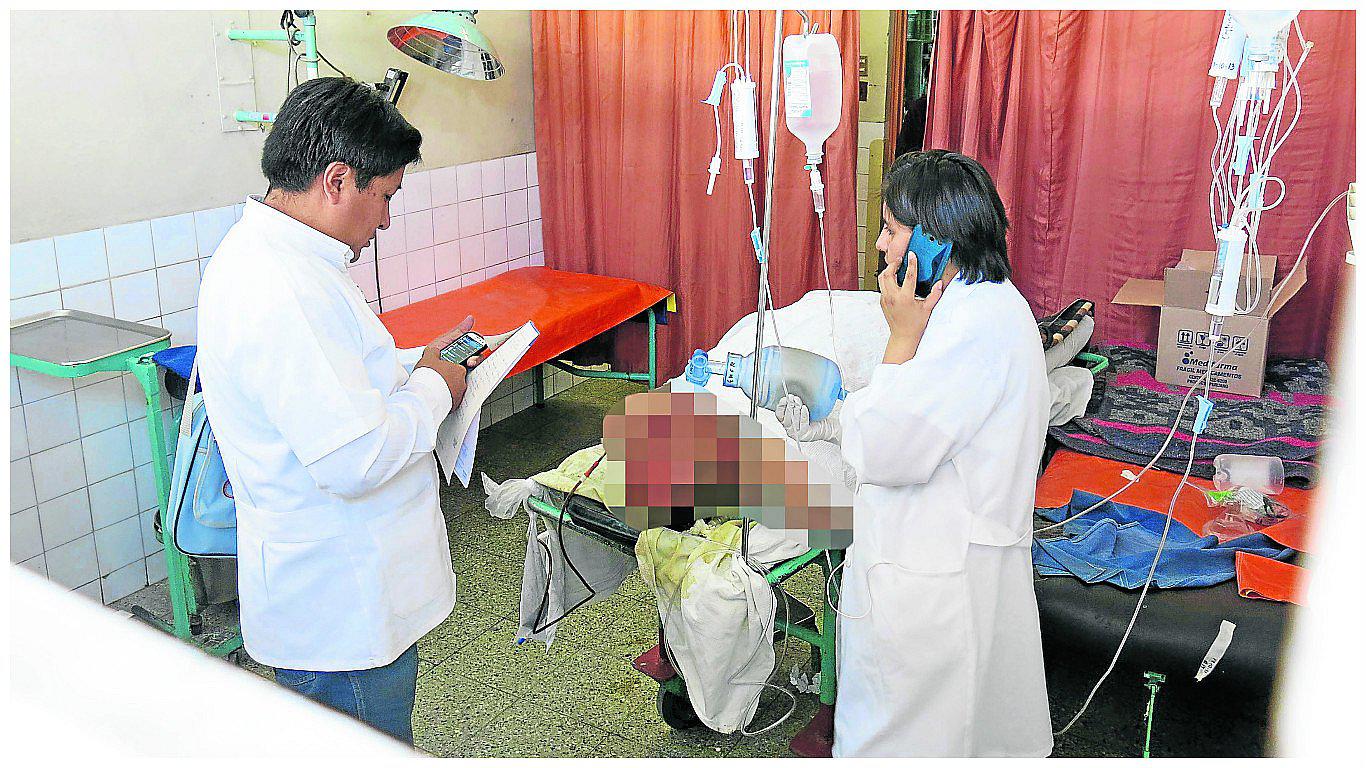 Explosión en pollería deja herido y con quemaduras al dueño de local