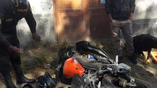 Joven quedó grave tras sufrir accidente con su motocicleta