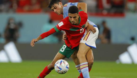 Azzedine Ounahi ha jugado los cinco partidos de Marruecos en el Mundial Qatar 2022 y está listo para afrontar semifinales. (Foto: AFP)