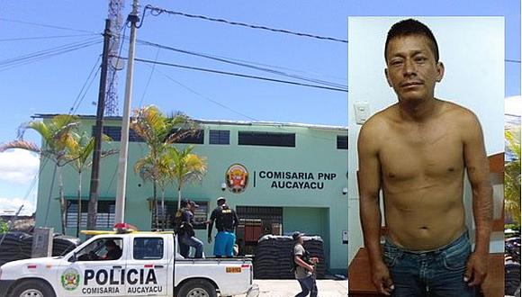 Aucayacu: agresor de policía es condenado a seis años de cárcel