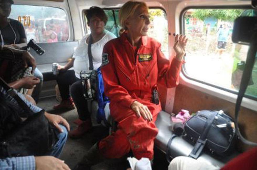 Laura Bozzo se salva de morir en arenas movedizas 