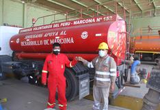 Compañía de bomberos de Marcona repara sus unidades en la planta de Shougang Hierro Perú
