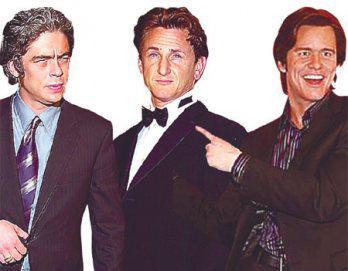 Candidatos para la
 película Los tres chiflados
