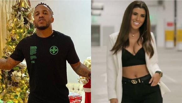 Jefferson Farfán y Yahaira Plasencia recibieron el 2020 juntos. (Foto: Instagram)