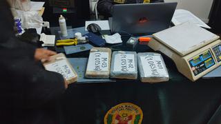Descubren cuatro kilos de droga en bus cuando estaba por partir de Tacna a Arica