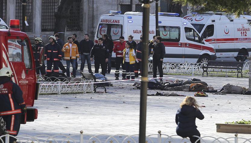 ​Al menos 10 muertos y 15 heridos en atentado en centro turístico de Estambul