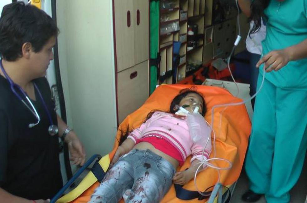 Nina Sufre Accidente Y Se Corta El Cuello Peru Correo