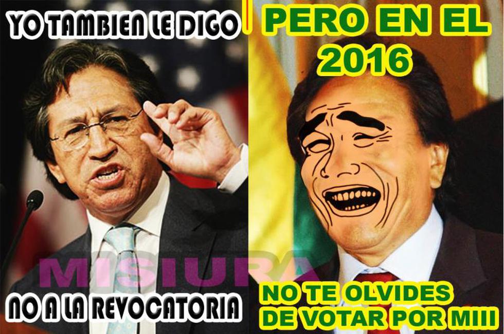 Los 'memes' más vistos sobre la revocatoria a Susana Villarán