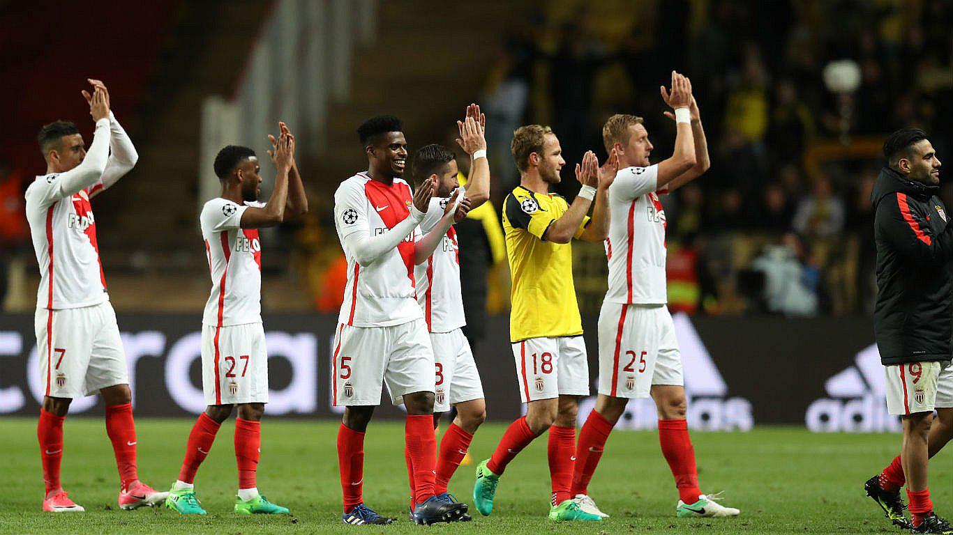 Champions League: Mónaco venció 3-1 al Borussia Dortmund y es semifinalista