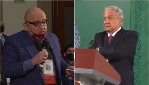 Ortiz le consultó a AMLO sobre un posible nuevo intento de vacancia contra Castillo. Collage: Presidencia de México