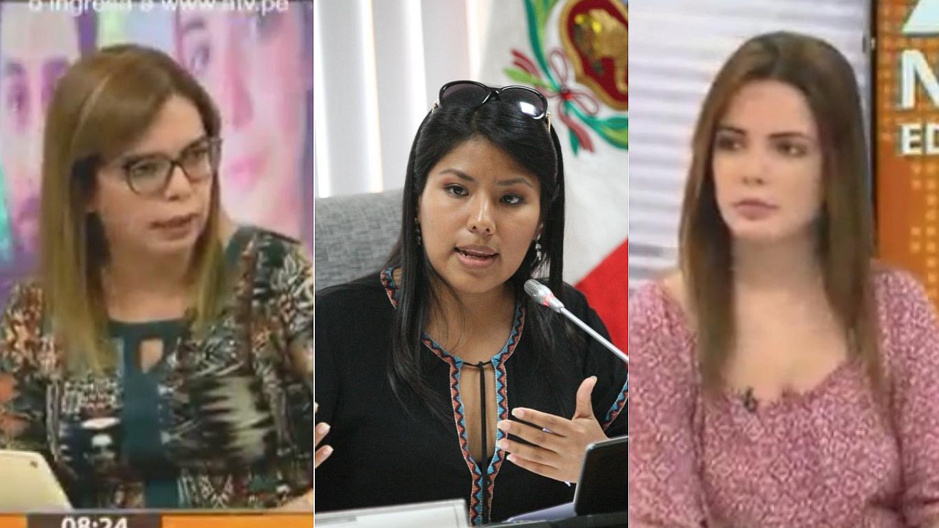 Indira Huilca cancela entrevista con Milagros Leiva en apoyo a Daniela Pflucker