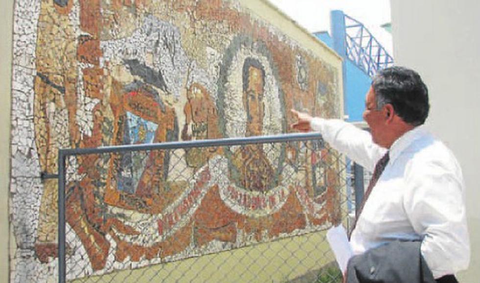 El muro artístico de Simón Bolívar