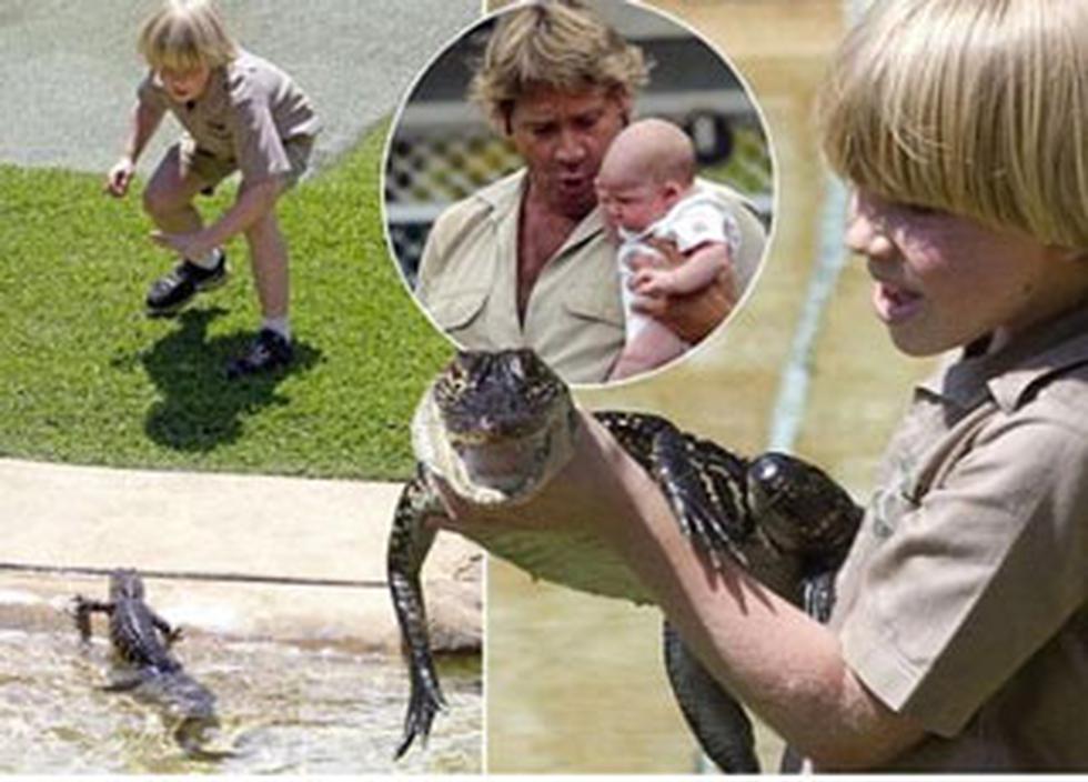 Fotos: Hijo de "Cazacocodrilos" alimenta lagartos