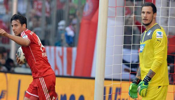 Claudio Pizarro anotó dos veces en empate del Bayern y el Hoffenheim (VIDEO)
