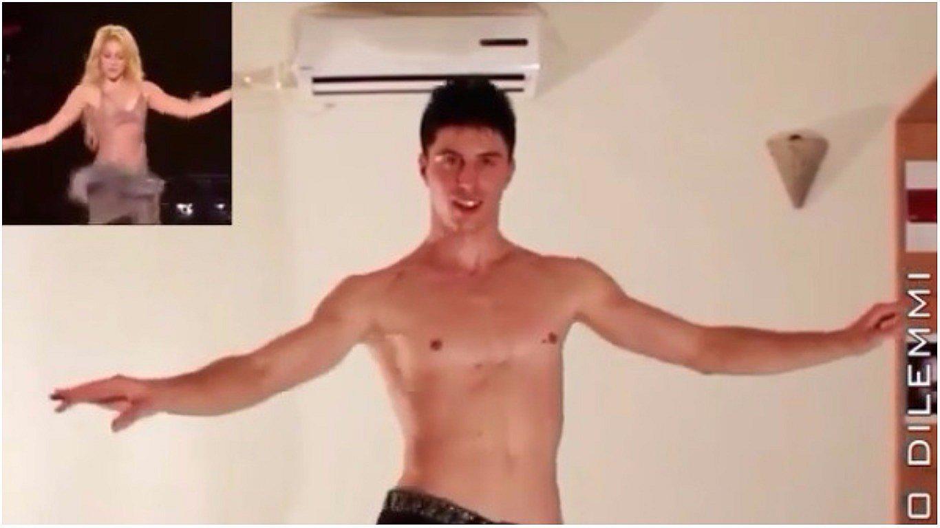 Shakira sorprendida por joven que baila exactamente igual que ella (VIDEO)