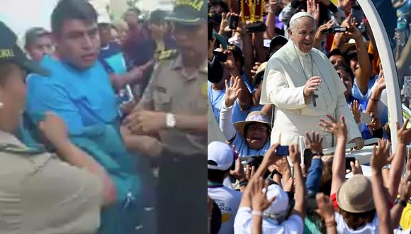 Detienen a sujeto por robar celulares a fieles que esperaban a Papa Francisco  